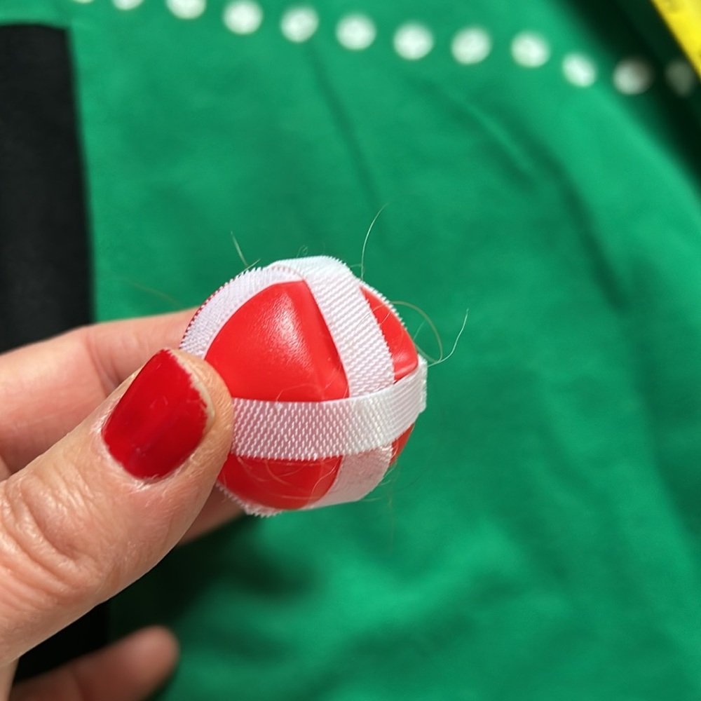 Tipsy Elves Christmas Tree Onesie + Velcro Ball T… - image 5